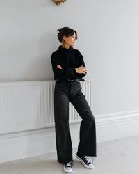 5 Stylish Black-Jeans Outfits to Try | Who What Wear