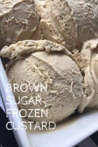 Brown Sugar Frozen Custard