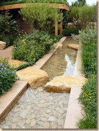 lands end garden  love the rock placement! ingenious!