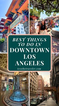 Not sure what to do in Downtown LA? This guide has the best cultural experiences, shopping, delicious food, interesting architecture, cool museums, and more. Save this before your Los Angeles trip! | Los Angeles travel guide |