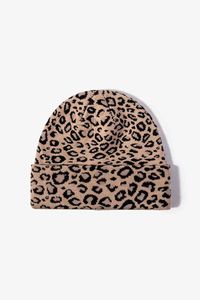 Picture style: Flat lay Type: Beanie Pattern type: Leopard Material: 50% viscose, 30% polyester, 20% nylon Imported Product measurements: Height: 9.5 inWidth: 8.0 inCircumference：21.0-23.5 in