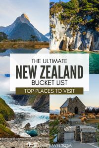 Looking for New Zealand travel inspiration? Check out this epic New Zealand bucket list featuring all the top unmissable things you need to do and incredible places to visit on the North Island and South Island. Read and be inspired!