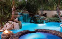 Swimming Pool with Natural Stone and Pool Remodels with Stone in Venice, Florida | Designed Outdoor Living