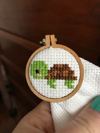 Mini Turtle Cross Stitch Pattern  PDF ONLY