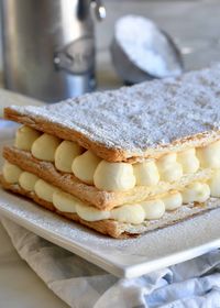 How to Make Millefoglie with Crema Pasticciera  - Italian Vanilla Custard and Puff Pastry Cake