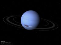 Neptune and its rings