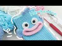 How to crochet HANGYODON PHONE BAG | Hướng dẫn móc len TÚI ĐỰNG ĐIỆN THOẠI HANGYODON | Lem'n Do - YouTube