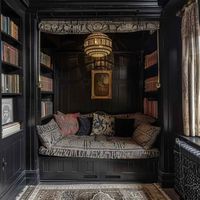 31 Reading Nooks Cloaked in Gothic Grandeur (Concept Interiors)