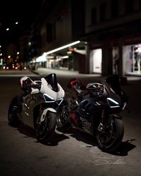 Two of the best and most powerful bikes from Ducati. By sharcoxx and blaack_buddha on IG #ducati #v4 #v4s #bikes #superbikes #motorcycle