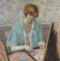 Frederick Carl Frieseke "Necklaces", no date