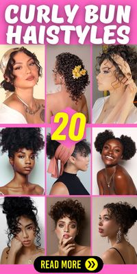 Curly Bun Hairstyles for Black Hair: Glamorous Looks for Every Occasion Elevate your style with curly bun hairstyles designed for black hair. From prom to weddings, these glamorous looks suit various occasions. Explore tutorials that teach you how to achieve a low, messy bun that complements your natural curls beautifully.