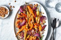 Roasted Vegetables with Walnuts and Herbs