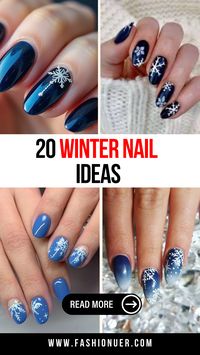 Step up your style with winter nail ideas that bring seasonal charm to life. These cold-weather manicure ideas feature cozy colors and festive designs. Create magic with seasonal nail designs for winter that suit any outfit. Let these festive winter nail art ideas inspire your next look.