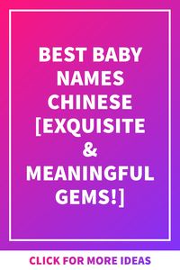 Embark on a journey of discovery with Chinese baby names! Dive into a world of culture and tradition as you explore monikers like Ming, Li, and Chen. Click for more details on beautiful names such as Xiao, Jie, and Wei. Uncover the significance behind choices like Lan, Feng, and Ying in this captivating collection of names that reflect the richness of Chinese heritage.