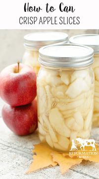 How to Can Apple Slices | Crispy & Sweet - Reformation Acres