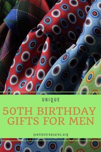 Unique 50th Birthday Gifts Men Will Absolutely Love You For. Wonderful birthday gift ideas for men.  #giftsformen #birthdaygifts #giftideas #giftforboyfriend #50thbirthday