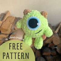 Mike Mini/Jumbo free crochet PDF PATTERN - Shine Crafts's Ko-fi Shop - Ko-fi ❤️ Where creators get support from fans through donations, memberships, shop sales and more! The original 'Buy Me a Coffee' Page.