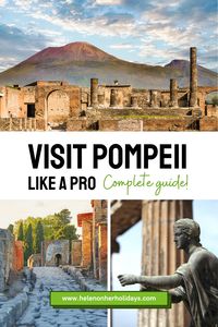 Planning to visit Pompeii? This guide to visiting Pompeii will tell you everything you need to know to make your trip unforgettable. How to get to Pompeii from Naples, Sorrento and the Amalfi Coast, what to see, advice on guided tours, what to wear, where to eat and more. With this Pompeii guide, you'll have a rewarding day in this atmospheric Roman city.