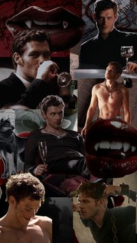 klaus mikaelson collage aesthetic wearwolf vampire hybrid