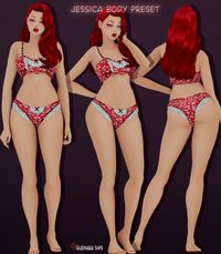 Ajuste preestablecido del cuerpo de Jessica (¡público ahora!) de guemarasims - Descarga de Los Sims 4 - SimsFinds