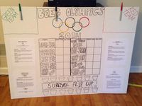 Beer Olympics - simple way to manage teams w/no brackets required. Perfect when you don't know the exact number of attendees.