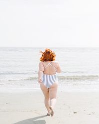 Body positive plus size swimsuit fashion #fatshion