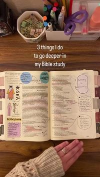 Three tips to grow deeper with your Bible study time. 📖🤍💞  Join us and let’s stay steadfast in our prayer life.  >>>Follow @littleprayercloset and let's grow in God's Word together. 📖🤍💕  Source Credit: @gathering.honey  #Biblestudy #Prayercloset #Biblestudying #Prayerplanner #Prayerjournal #Prayerjournaling #Prayertime #Biblestudyjournal #LittlePrayercloset