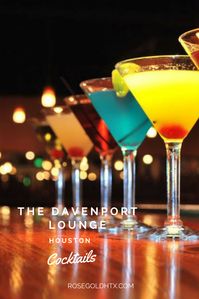 The Davenport Lounge truly is a place for everyone. We say this because we’ve seen a lot of different people come by including astronauts, service members, doctors, and students. They’ll come inside and find a seat sometimes in a leather chair at our bar or at a table on our patio.  #Houston #tx #texas #thingstodo #travel #Davenport #lounging #drinks #cocktails