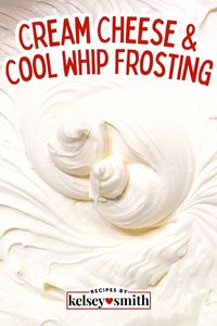 Cool Whip cream cheese frosting is creamy yet fluffy frosting made with cream cheese, salted butter, powdered sugar, and whipped topping. Adding Cool Whip lightens up both the consistency and the sweetness, giving you a slightly lighter alternative. The key is ensuring the cream cheese and butter are softened to room temperature. Cream cheese Cool Whip frosting is one of my favorite frostings for red velvet cupcakes, but you can also use this for sheet cakes.