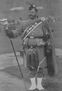 Drum Major Goodman, London Scottish. 1897