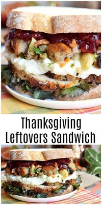 This delicious Thanksgiving leftovers sandwich from Home. Made. Interest. is perfect for using up all of your Thanksgiving stuffing, mashed potatoes, cranberry sauce, and turkey. Enjoy an easy meal after your holiday feast with this simple recipe that the whole family will love!