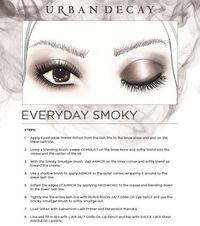 Urban Decay Everyday Smoky Eye Look...easy to follow instructions using your NAKED Smoky Palette