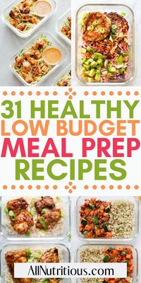 If you are looking for the best ways to save money on your healthy diet look no further than these incredibly delicious cheap meal prep recipes. These low budget meal prep recipes are perfect for the whole family.