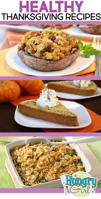 Healthy Thanksgiving Recipes: Low-Calorie Mashed Potatoes, Green Bean Casserole, Pumpkin Pie & More | Hungry Girl