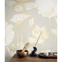 Beachcrest Home Hien Peel & Stick Floral Roll & Reviews | Wayfair