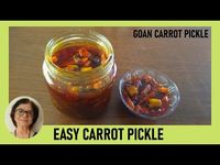 Goan Carrot Pickle / Easy Carrot Pickle / Homemade Carrot Pickle - YouTube