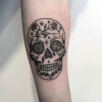 155 Sugar Skull Tattoo Designs with Meaning - Wild Tattoo Art