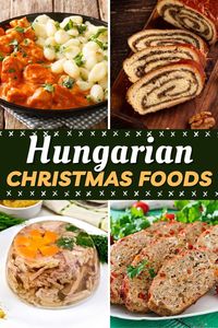 Serve your hungry guests a taste of Hungary with these traditional Hungarian Christmas foods. From fish soup to cabbage rolls to chocolate cake, this will be a holiday feast to remember!