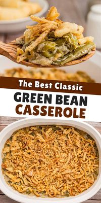 This green bean casserole with Worcestershire sauce recipe is a delicious twist on the classic side dish. Perfect for Thanksgiving or any holiday table, and easy to make with simple ingredients!