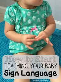 Finally a guide for starting Baby Sign Language. Simple 5 steps to get going without being overwhelmed. Simple and easy!