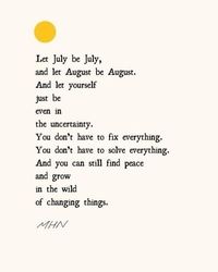 Anna Hällgren on Instagram: “Words! Let July be July. #morganharpernichols #letjulybejuly #endiktomdagen”