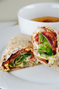 Bacon Ranch Turkey Wrap Recipe - 6 Points + - LaaLoosh - Heaven on a plate, these low calorie wraps are a Weight Watchers dream. Easy to make, and mouthwateringly delicious, this is one wrap recipe that you’ll want to make again and again.