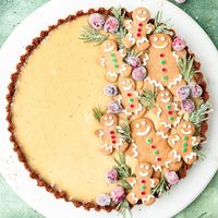 Eggnog Custard Tart