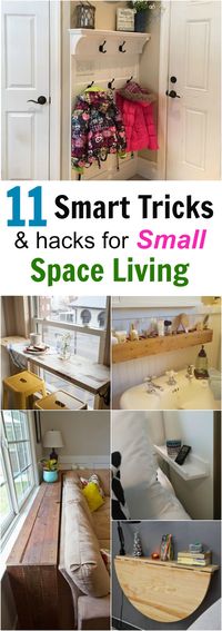 11 Smart Tricks for Small Space Living - Forks 'n' Flip Flops