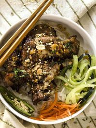 Vietnamese Grilled Pork | Pork Thit Nuong | Vietnamese Keto | Keto Dinner Recipe | Paleo Dinner Recipe | Paleo Vietnamese | Two Sleevers | LOw Carb Bun Thit Nuong | #twosleevers #vietnameserecipe #ketodinner #paleodinner #porkrecipes #lowcarbrecipes #trustUrvashi