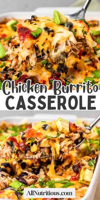 Chicken Burrito Casserole