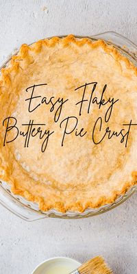 Flaky All-Butter Pie Crust Recipe (So EASY!) - Averie Cooks