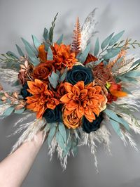 We are a Full Service Florist 💐 That means that we can make and customize anything!💕 Every single item in your order will be matched to the same style as the Bridal Bouquet on the photo, unless you ask otherwise.🥰 You can customize any item (size, color, flowers, accents) or we can make items that are not even listed For example you can request groom's boutonniere to stand out from the rest of them 🤗 We will be sending you photos of all the items for confirmation! Nothing gets shipped unless you love it 🥰 Please be ready to confirm photos of an order within 24hrs after receiving them💕 this way we can process orders faster and ship everything in timely manner🤗💖 If we don't hear back from you during 24hr confirmation window we assume you like everything😇 and order will be shipped au