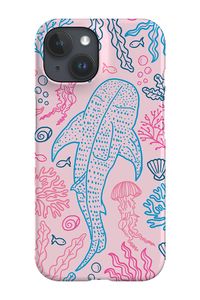 Limited edition, hand-designed whale shark coral reef phone case created in our studio. Our beautiful whale shark coral reef print features a pink base colour and is adorned with a line art whale shark and coral reef illustrations. Like everything in the store, this hand-drawn creation is made to bring a little joy to your life.   With designs you cant find anywhere else, our made-to-order phone case designs are lovingly crafted in-house and printed sustainably.   ----------------------------------------   SECURE FIT GUARANTEED   Designed to fit snugly over your phone, this case will help prevent any scratches or bumps from damaging your smartphone.   You can keep the case on at all times, even when youre charging your phone normally or wirelessly.   ---------------------------------------