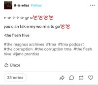 tma / the magnus archives | @it-is-elias on tumblr!